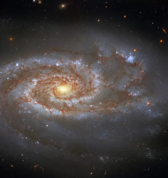 Хаббл снял галактику NGC 5861, которая содержит две сверхновые