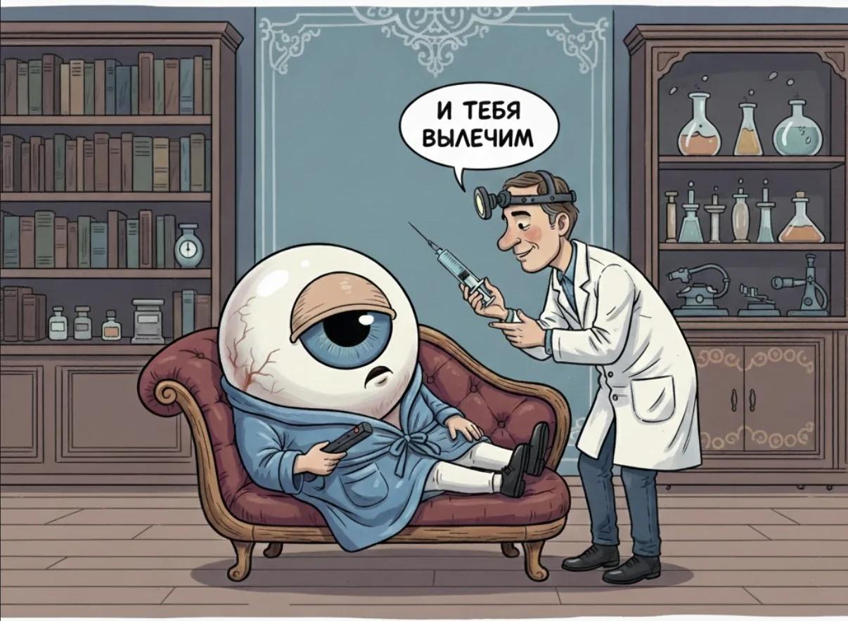 Анестезия сетчатки “ленивого глаза” восстановила зрение в нем у мышей