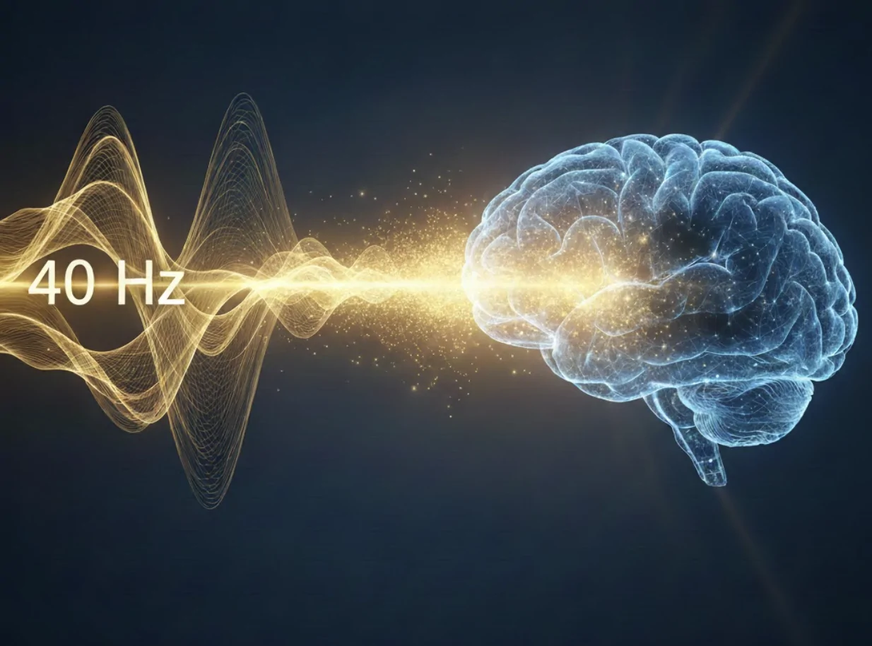 Звук 40 Гц вымывает бляшки у пожилых приматов, характерные для болезни Альцгеймера