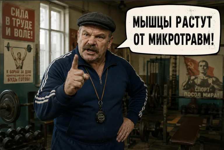 мышцы растут от микротравм